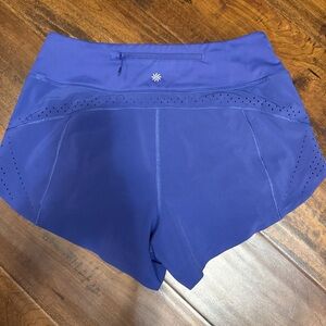 Women's Blue Athletic Shorts